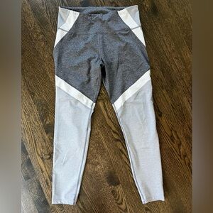 Gray and White Old Navy Athletic Leggings